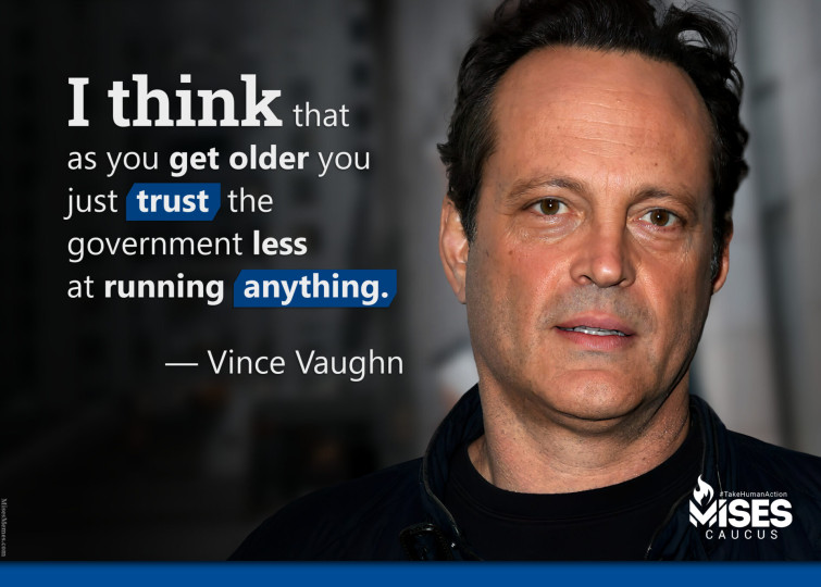 F1232: Vince Vaughn - As You Get Older You Trust the Government Less