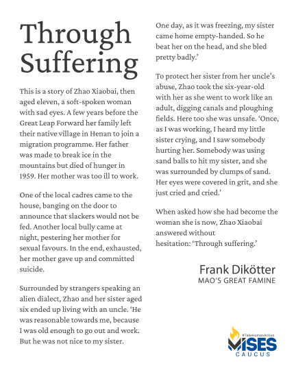 F1355: Frank Dikotter – Through Suffering