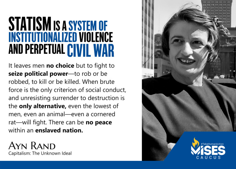 F1404: Ayn Rand - Statism is Perpetual Violence