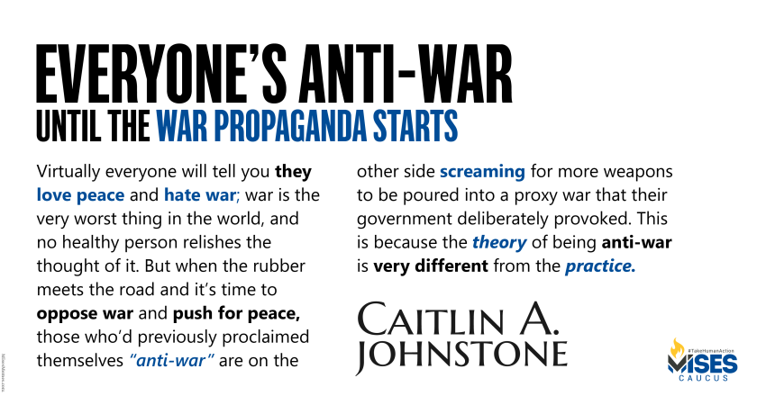 W1419: Caitlin Johnstone - Being Anti-War