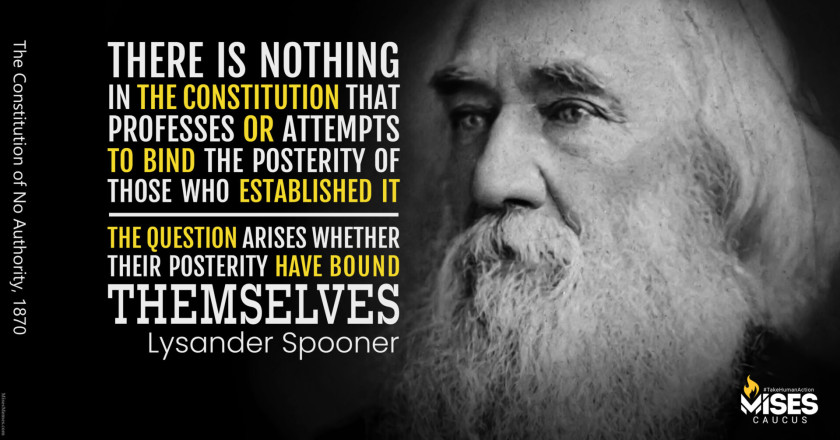 W1420: Lysander Spooner - Nothing in the Constitution