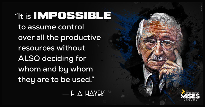 W1020: F.A. Hayek - Control Over Productive Resources