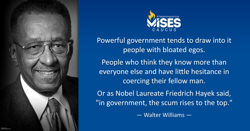 W1032: Walter Williams - Government and Bloated Egos