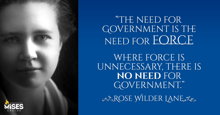 W1055: Rose Wilder Lane - No Need for Government