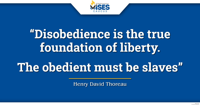 W1077: Henry David Thoreau - The Obedient Must Be Slaves