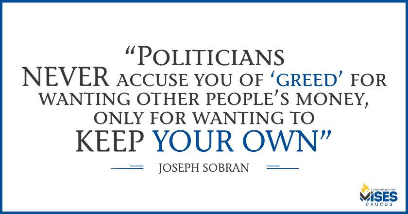 W1113: Joseph Sobran - Greed and Politicians