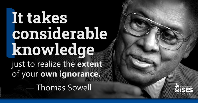 W1146: Thomas Sowell - Realize the Extent of Your Own Ignorance