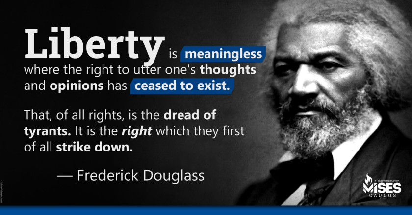 W1209: Frederick Douglass - Freedom of Speech is the Dread of Tyrants