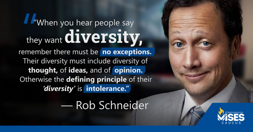 W1224: Rob Schneider - Real Diversity Not Intolerance