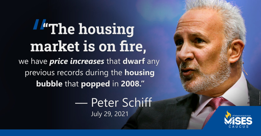 W1229: Peter Schiff - The Housing Market is on Fire