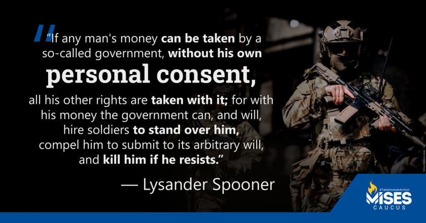 W1285: Lysander Spooner - If Money Can Be Taken by Government