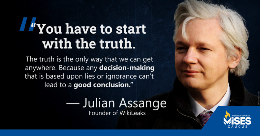 W1319: Julian Assange – Start with the Truth