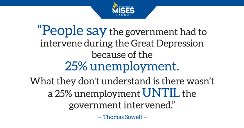 W1085: Thomas Sowell - Unemployment and Great Depression