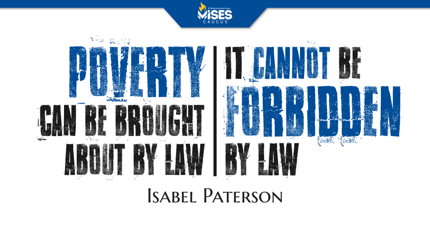 W1101: Isabel Paterson - Poverty and Laws