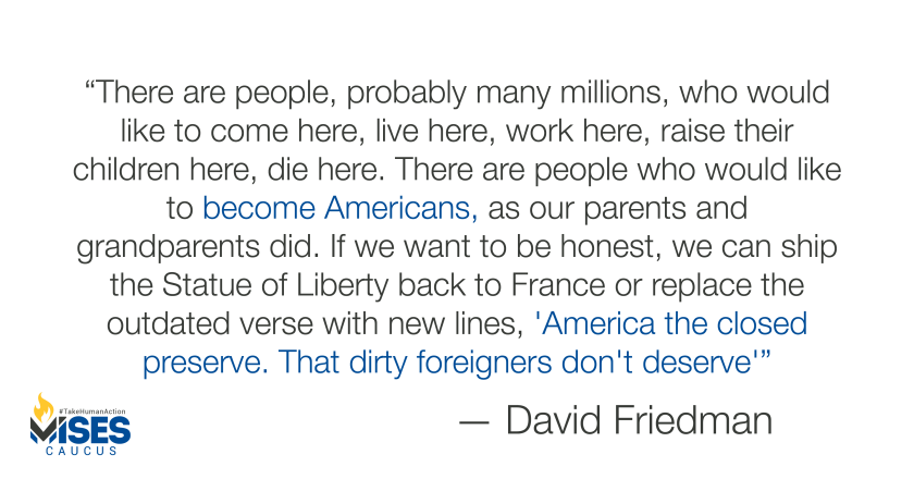 W1152: David Friedman - Millions of People Would Like to Become Americans