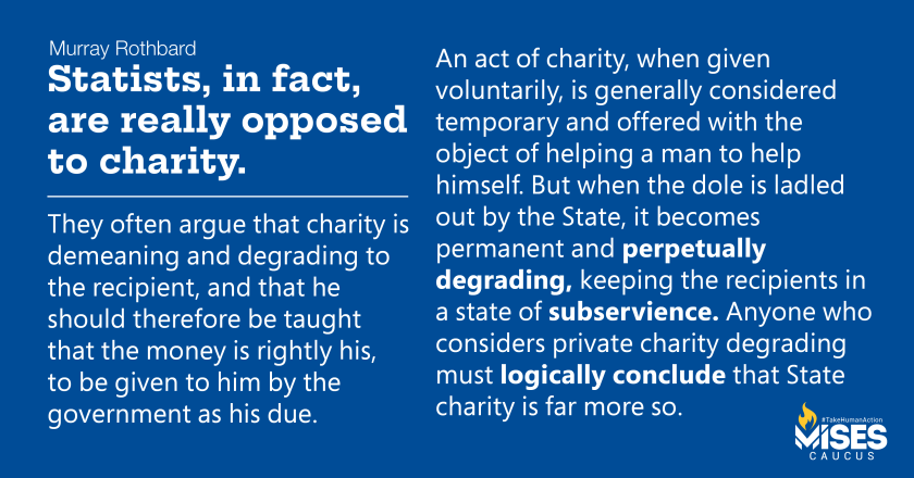 W1248: Murray Rothbard - Statists are Really Opposed to Charity