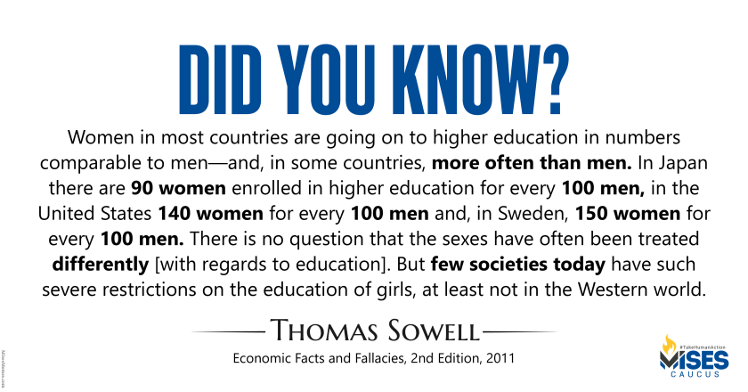 W1380: Thomas Sowell – Women & Higher Education
