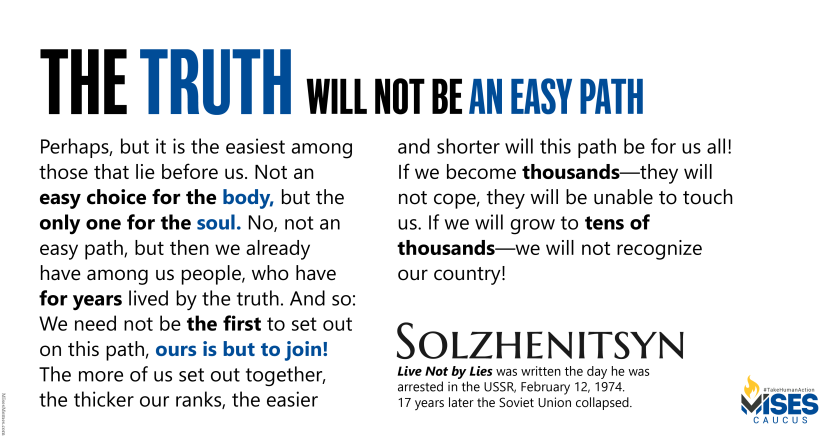W1392: Aleksandr Solzhenitsyn – Truth Will Not Be Easy