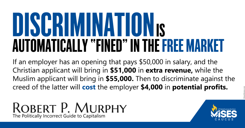W1445: Bob Murphy: Discrimination in the Free Market