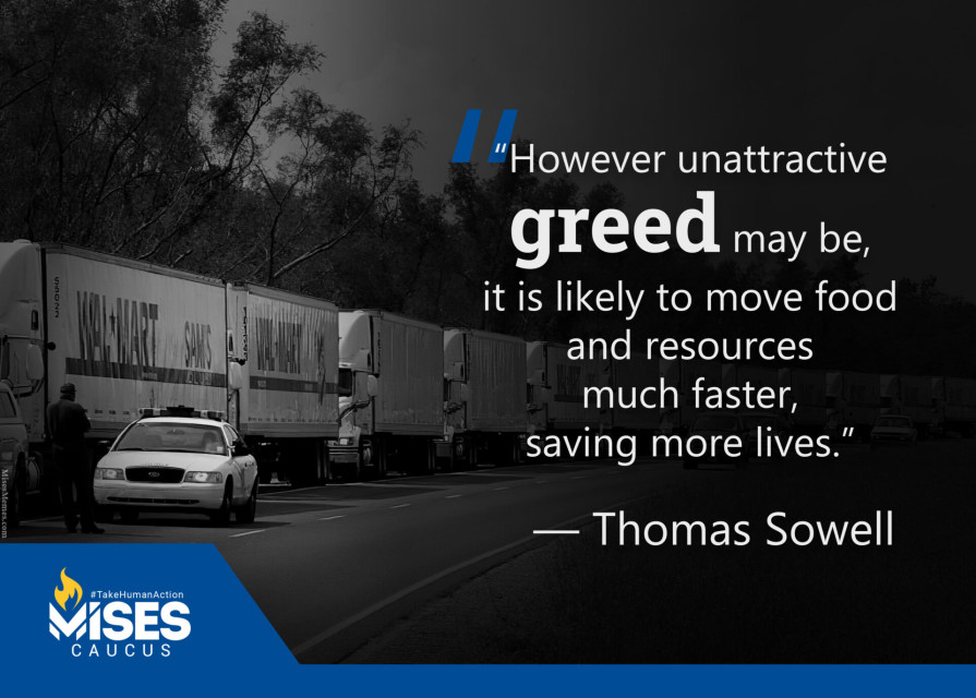 F1015: Thomas Sowell - Greed is Unattractive
