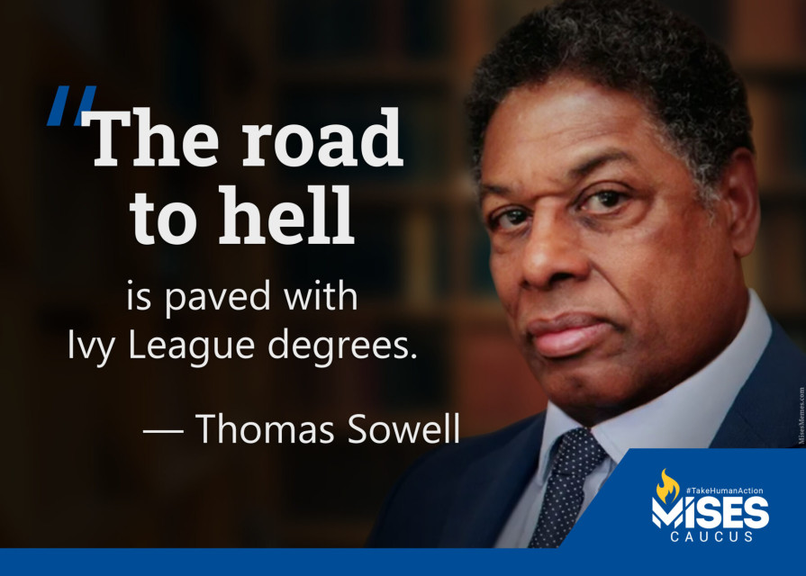 F1025: Thomas Sowell - Ivy League Degrees