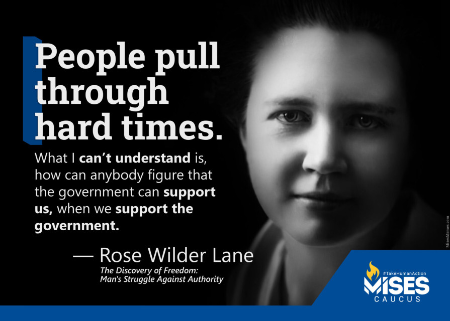 F1049: Rose Wilder Lane - We Support the Government