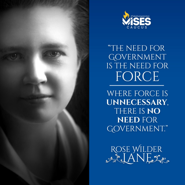 F1055: Rose Wilder Lane - No Need for Government