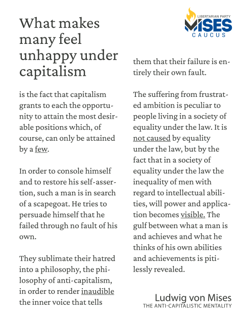 F1082: Ludwig von Mises - Unhappy Under Capitalism