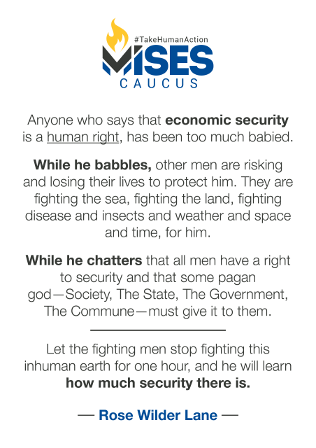 F1100: Rose Wilder Lane - Economic Security and Human Rights