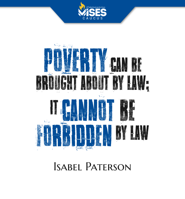 F1101: Isabel Paterson - Poverty and Laws