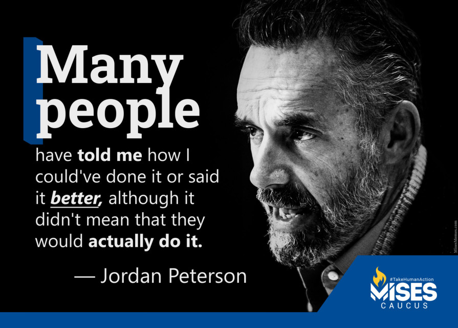 F1121: Jordan Peterson - Actually Do It