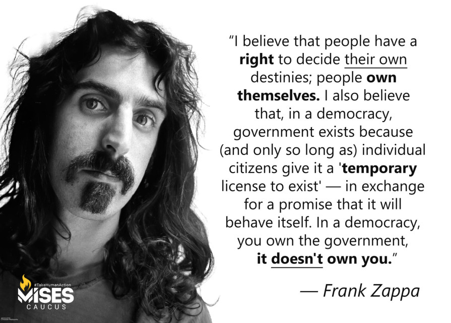 F1132: Frank Zappa - The Government Doesn't Own You
