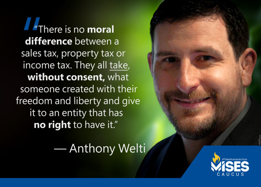 F1140: Anthony Welti - No Moral Difference in Different Kinds of Taxes