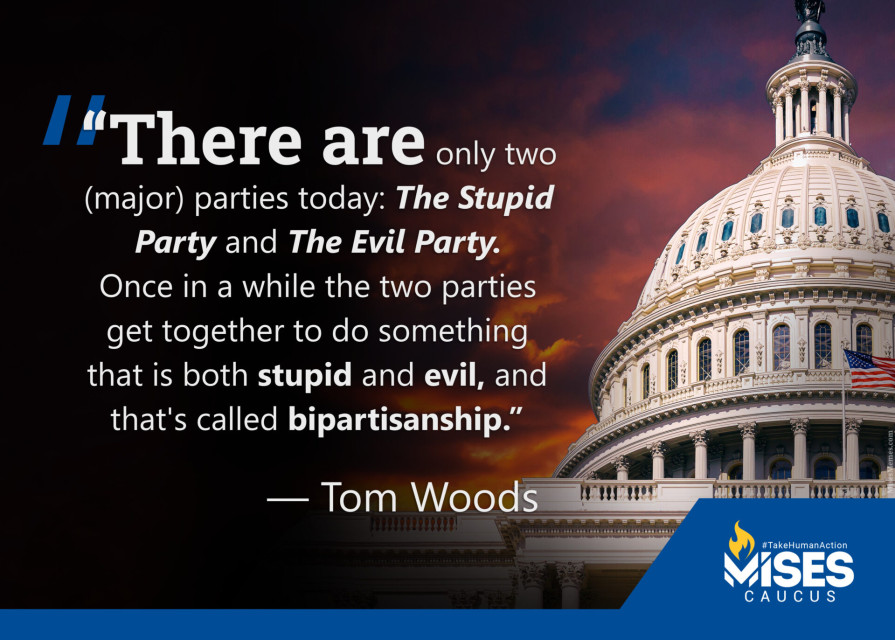 F1162: Tom Woods - The Stupid Party and The Evil Party