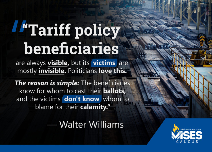 F1199: Walter Williams - Tariff Victims are Invisible