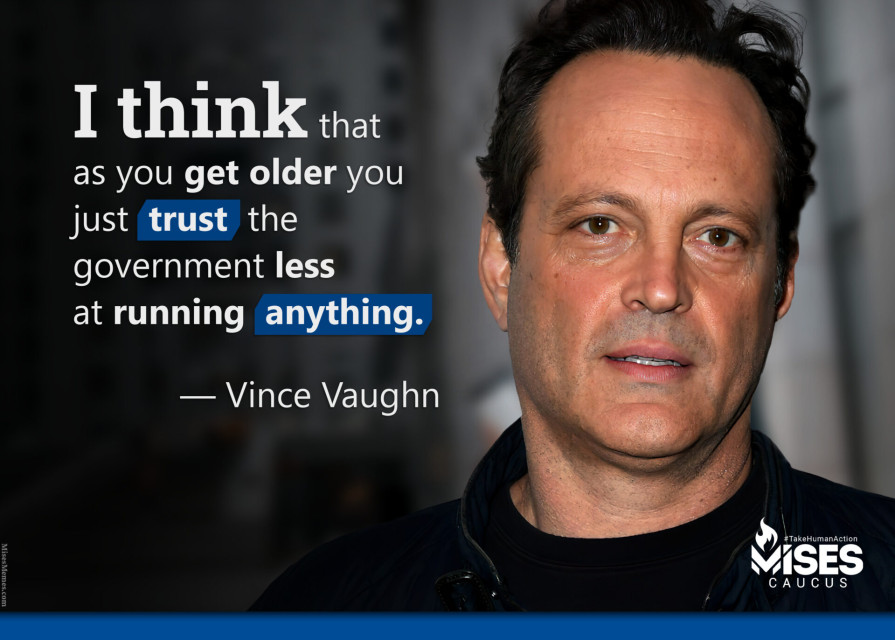 F1232: Vince Vaughn - As You Get Older You Trust the Government Less