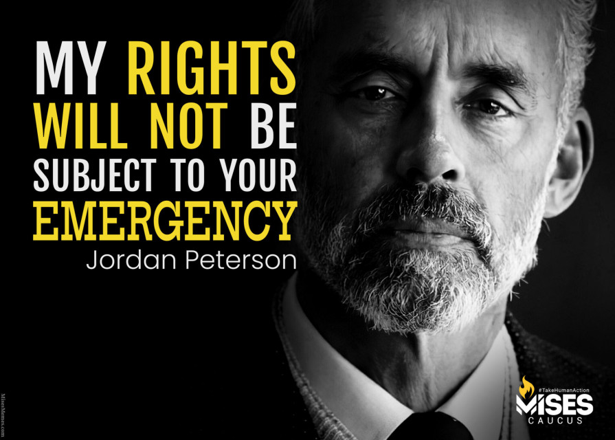 F1282: Jordan Peterson - My Rights and Your Emergency