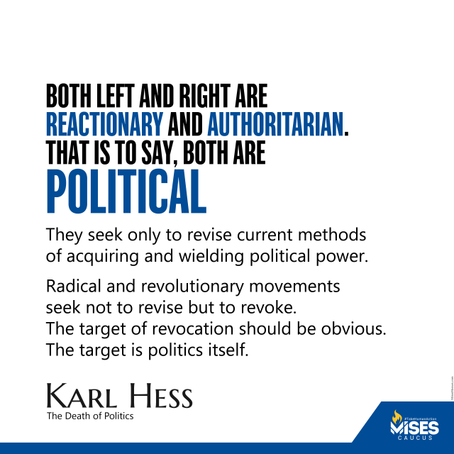 F1307: Karl Hess – Radical and Revolutionary Movements