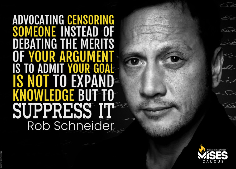 F1330: Rob Schneider - Advocating Censorship