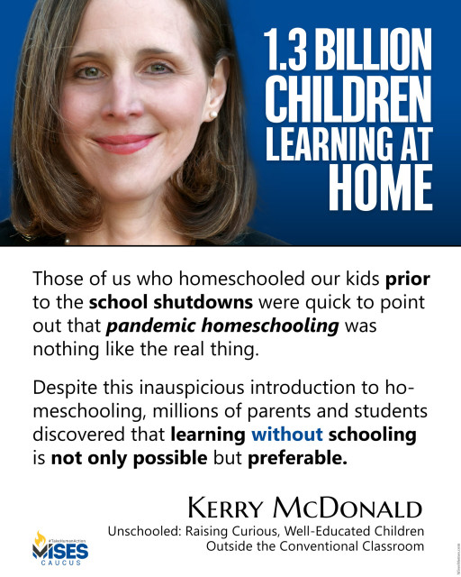 F1345: Kerry McDonald – 1.3 Billion Children Learning at Home