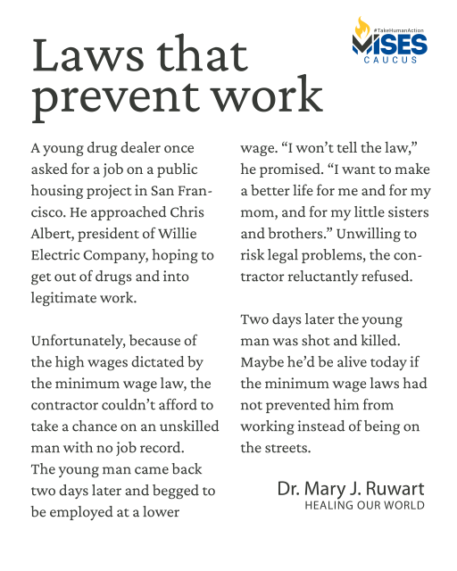 F1350: Mary Ruwart – Laws That Prevent Work