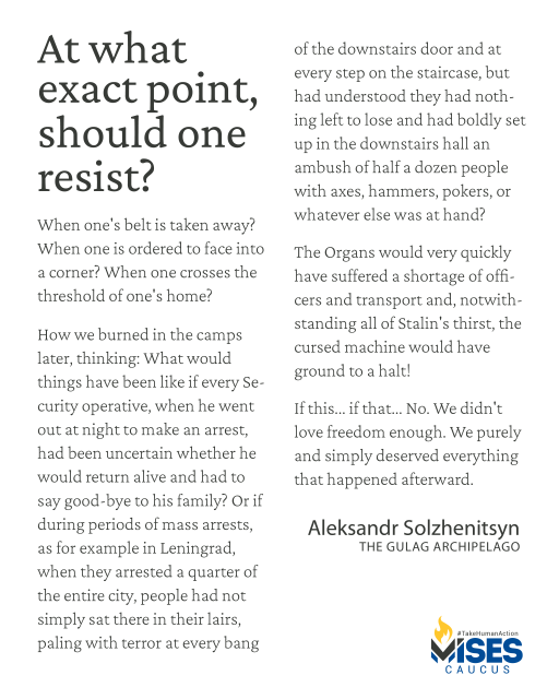 F1351: Aleksandr Solzhenitsyn – When Should One Resist?
