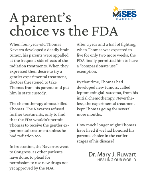 F1352: Mary Ruwart - A Parent's Choice vs the FDA
