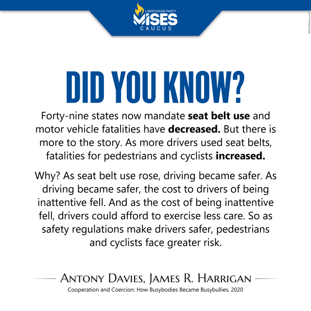 F1366: Antony Davies - Seat Belt Laws