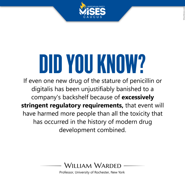 F1368: William Warded - Excessive Regulations in Drug Development