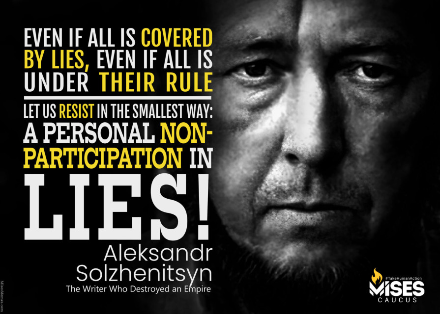 F1371: Aleksandr Solzhenitsyn – Non-Participation in Lies