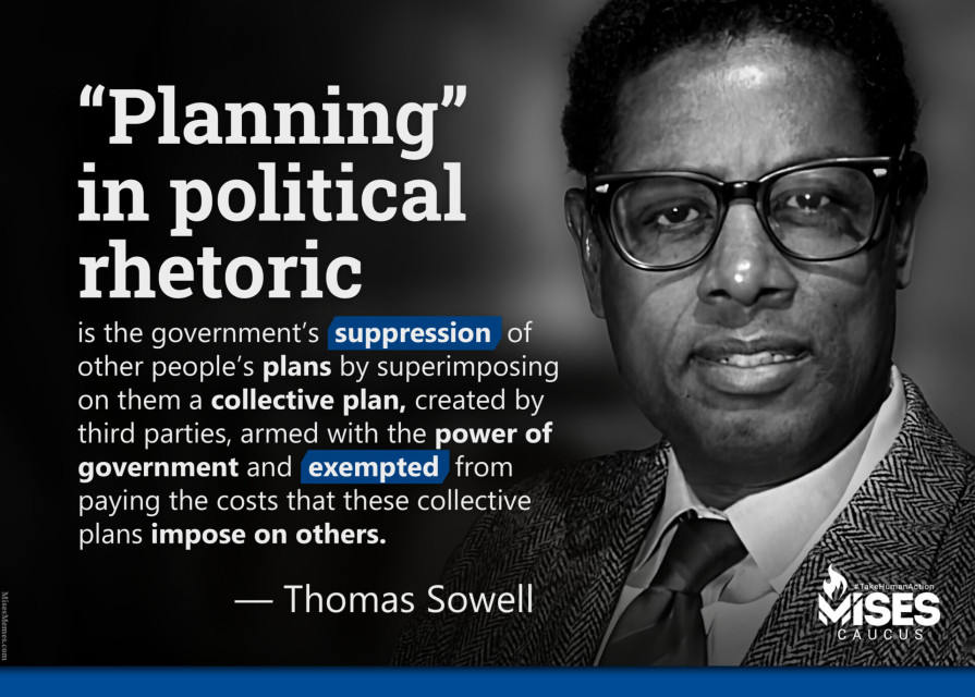 F1378: Thomas Sowell – Government Planning
