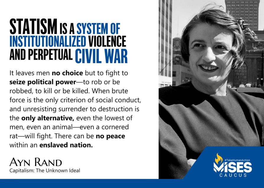 F1404: Ayn Rand - Statism is Perpetual Violence