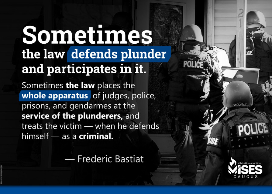 F1413: Frederic Bastiat - The Law Defends Plunder