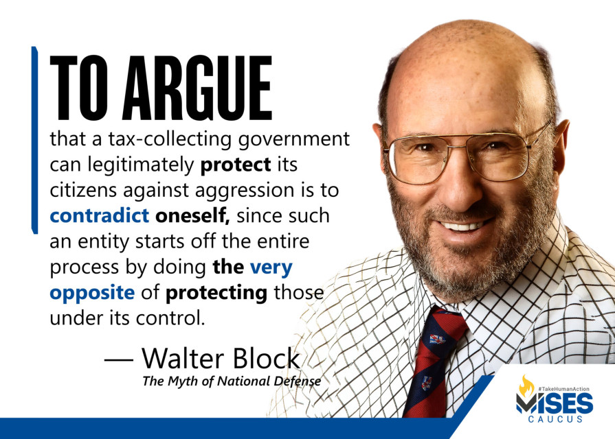 F1434: Walter Block - A Tax-Collecting Government